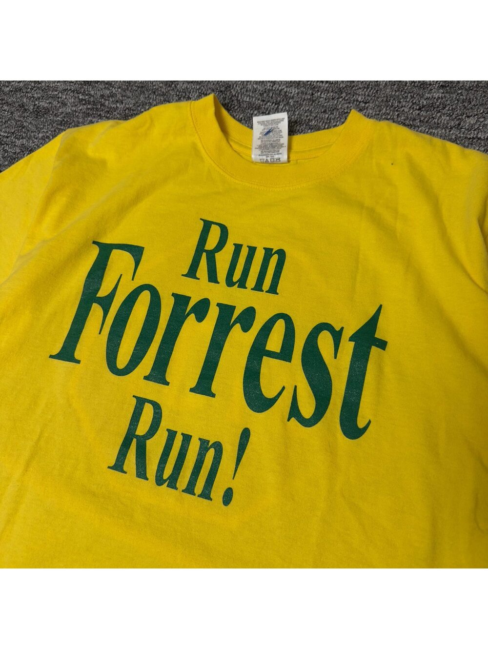 Jerzees Run Forrest Run Cross Country 2008 Tee Medium Yellow